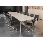 Zuo - Lider Plus Armless Chaise de bureau - Noir-Dimensions: 23,2 po L x 23,2 po L x 40,2 po H
