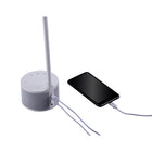 Bostitch - Lampe de bureau à DEL - haut-parleur à connexion Bluetooth - blanc-L'éclairage à spectre complet imite la lumière naturelle du jour et réduit la fatigue oculaire