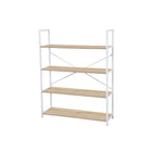 Simply 4-Tier Bookcase - Blanc-4 étagères non réglables