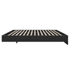 Nexera - Lit plateforme double, Noir-Meubles conçus et produits au Canada à partir de panneaux de particules et de MDF certifiés CARB II/FSC.  Item expédié en 24-48 heures après réception de la commande.  Assemblage requis