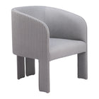 Zuo - Hull Fauteuil d’appoint - Gris ardoise-Aucun assemblage requis