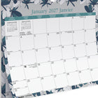Blueline - 2027 Calendrier mural mensuel Tiles - 15 po x 12 po - bilingue-Semaines numérotées
