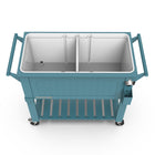 Permasteel - Glacière de patio style mobilier 80 pintes avec séparateur - sarcelle-La puissance de refroidissement prolongée garde les boissons fraîches jusqu’à 36 heures.