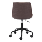 Zuo - Byron Chaise de bureau - Brun-6