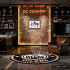 Connor Bedard and Connor McDavid 20x29 Blackhawks - Toile encadree - 22" x 31"-Dimensions finales: 22.5x31.5