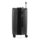 Swiss Gear - Valise pivotante moyenne 24 po - gris foncé-Cadenas à combinaison approuvé par la TSA pour une sécurité accrue
