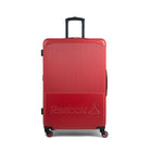 Reebok - Valise à roulettes pivotantes à coque rigide 30 po Time Out - Rouge-Poignée télescopique ergonomique pour confort et durabilité, avec hauteurs réglables sur plusieurs niveaux et poignées supérieures et latérales renforcées