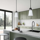 Modway - Aspire Lumière suspendue - Bronze blanc-Auvent de plafond avec adaptateur pivotant