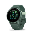 Garmin - vivoactive 6, vert jaspe métallisé avec bracelet vert jaspe-SUIVI ÉNERGÉTIQUE BODY BATTERY - Suivez votre niveau d'énergie tout au long de la journée pour savoir quand votre corps est rechargé et prêt à l'activité, ou épuisé et a besoin de se ressourcer grâce à un sommeil réparateur. Obtenez encore plus de détails et d'informations personnelles sur l'impact du sommeil, des siestes, des activités quotidiennes et d'un stress élevé sur votre énergie.