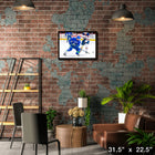 Henrik Sedin Vancouver Canucks - Toile encadree - 31" x 22"-Sous licence officielle de la LNH et de l'AJLNH