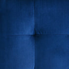 Modway - Contour Cube à touffes Performance Velvet Ottoman - Marine-Rembourrage en mousse dense