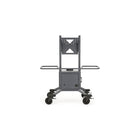 Bretford - Chariot de présentation sans fil Explorer 32-75" avec batterie au lithium 1024Wh 24V - Bleu tempête-Offre une expérience sans souci avec le modèle de montage VESA (100 mm x 100 mm à 400 mm x 400 mm) et permet une inclinaison de 0 à 10 degrés