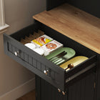 HOMCOM - Armoire de rangement 68 po avec station de charge - noir-Portes à mouvement fluide avec fermetures magnétiques et six charnières en alliage 