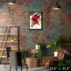 Jesper Bratt New Jersey Devils - Toile encadree - 22" x 31"-Sous licence officielle de la LNH et de l'AJLNH