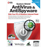Lolo - System Shield Antivirus & Antispyware Appareil illimité-Protection antivirus : Fournit une protection en temps réel contre les virus, les logiciels malveillants et autres menaces en ligne pour garantir la sécurité de vos appareils