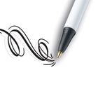 BIC - Stylo à bille Clic Stic rétractable - 1,0 mm - noir - paquet de 24-Pointe moyenne (1 mm)