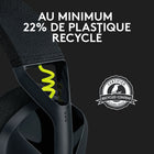 Logitech G435 LIGHTSPEED et Bluetooth Sans Fil Casque Gaming, Compatible avec Dolby Atmos, PC, PS4, PS5, Mobile - Noir-Les pièces en plastique du dispositif G435 contiennent 22% de plastique certifié recyclé post-consommation*. Utilise un emballage responsable à base de papier certifié FSC.