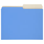 Merangue - Chemises à fiches - Format lettre - Peinture bleue - Paquet de 3-Convient aux documents et papiers de format lettre standard