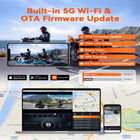 Vantrue - Caméra embarquée double F1 4K pour moto avec carte SD 64 Go-Conception durable assurant des performances stables lors de longs trajets à moto
