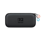 Nintendo - Tui De Transport Et Protecteur D’Écran Switch 2-Étapes simples pour nettoyer, aligner et appliquer le protecteur d’écran, offrant une protection sans bulles contre les rayures et les débris