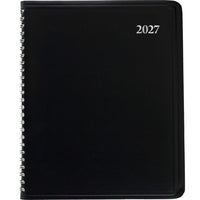 Staples - Agenda mensuel 2027 - 8 3/4 po H x 6 7/8 po l - noir - bilingue-14 mois : décembre 2026 à janvier 2028