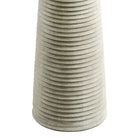 Modway - Saylor Nervures sculptées Bois Lampe sur pied avec abat-jour, Gris blanc-8