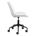 Zuo - Byron Chaise de bureau - Blanc-Garantie limitée de 3 ans