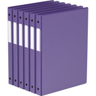 Davis Group Super économie, Reliure à anneaux ronds 5/8 po, paquet de 6 – Violet-3 Reliure À Anneaux