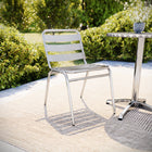 Chaise sans accou, aluminium, commerciale, int/ext-2