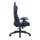 TygerClaw - Chaise de Gaming Dossier Haut pour un Confort Maximum - Bleu-Les accoudoirs montent et descendent pour s'adapter à votre position assise naturelle, offrant des épaules et des bras détendus