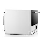 Fotile - Four combiné de comptoir - 19 po - Blanc-Intérieur en acier inoxydable de qualité alimentaire avec revêtement céramique, facile à nettoyer