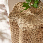Modway - Erika Festonné Rotin naturel Table d’appoint - Naturel-Capsules de pied non marquées