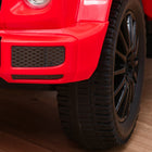 Aosom - Mercedes-benz g350 licensed toddler sliding car - rouge-Volant mobile avec klaxon pour un effet réaliste et amusant 