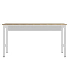 Manhattan Comfort - Table de garage moderne Fortress 72,4" - Blanc-Tableau des tâches parfaites pour la buanderie et le garage