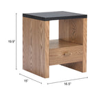 Zuo - Natt Table d’appoint - Noir-6