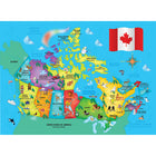 Masterpieces Puzzle Company - Carte de Canada casse-tête de 60 pièces-1+ Joueurs
