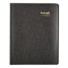 Brownline - 2027 agenda mensuel EcoLogix 14 mois avec reliure à double spirale – 11 po x 8 1/2 po – couleurs assorties-Un mois par page double avec
un bloc ligné par jour