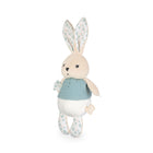 Kaloo - K'doux Lapin Colombe, Petit Modèle-Ses oreilles et ses pieds en tissu pêche sont imprimés d'un motif poétique, classique et délicat