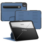 Zugu - Étui iPad Pro 11 po M4 2024 - Bleu Ardoise-Étui folio magnétique