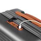 Champs - Vintage II Ensemble de Bagages 3 Pièces - Gris Foncé-Port de charge USB sur la valise 20 po