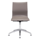 Zuo - Glider Fauteuil de conférence - Taupe-Moelleux et durable pour un confort quotidien exceptionnel