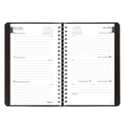 Blueline - Agenda Scolaire Hebdomadaire/Mensuel - 8 po H x 5 po l - Noir - Bilingue-Présentation hebdomadaire lignée