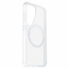 OtterBox - Symmetry Clear Magnets Case pour Samsung Galaxy S25 - Transparent avec teinte bleue-Ancrages intégrés pour attacher des dragonnes et des breloques