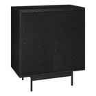 Hudson&Canal - Meuble d'appoint Whitman 28 po de largeur - Grain noir-Design contemporain moderne pour votre bureau à domicile, votre chambre ou vos espaces de vie