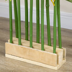 HOMCOM - Arbre de bambou artificiel 5 pi de haut pour la décoration intérieure - vert-Couleur : Vert 