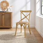 Modway - Gear Restauration Fauteuil d’appoint - Naturel-Siège en rotin naturel