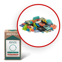 TerraCycle - Jouets - Zero Waste Box- Petite-Veuillez nous envoyer tout objet utilisé pour jouer, y compris les jouets électroniques.