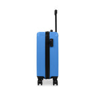 Bugatti - Valise de cabine à coque rigide 21.50 po de la collection Alexandria - Bleu-Poignée télescopique avec hauteurs de verrouillage à plusieurs niveaux