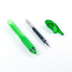 Pentel - EnerGel-X Rétractable Stylo à Encre Gel - (0,5mm) Pointe Aiguille - Encre Verte Citron-Utilise la recharge EnerGel LRN5