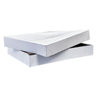 Eddie's - Boîte à vêtements - 8X - 11-1/2" x 8-1/2" x 1-5/8" - Blanc - Paquet de 100-Boîte cadeau
